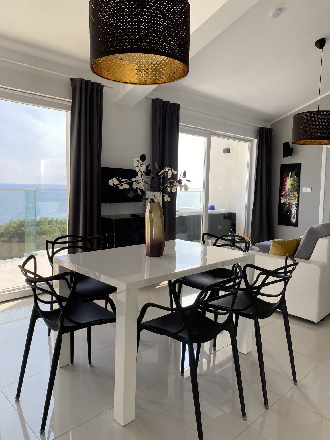 Wohnbereich von Apartment 5